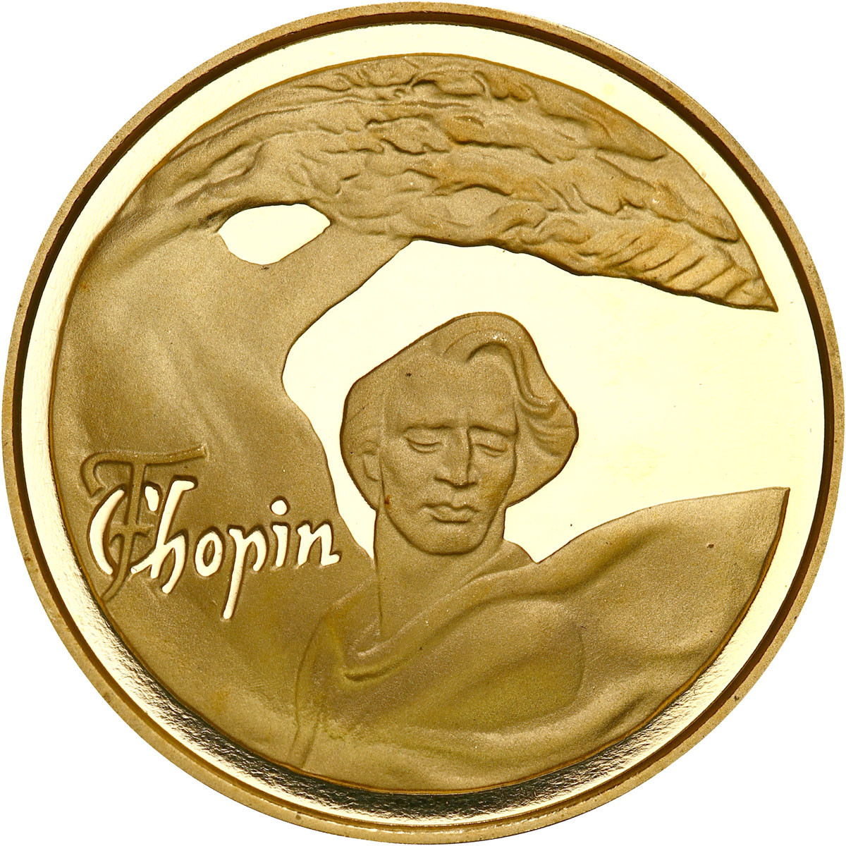 200 złotych 1995 Konkurs Chopinowski - Fryderyk Chopin - NAJRZADSZA MONETA 200-złotowa